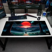 Podkładki pod mysz - Podkładka Tilt PODKŁADKA GAMINGOWA Adventure Road 90x40 TILT Antypoślizgowa Na biurko XL - miniaturka - grafika 1