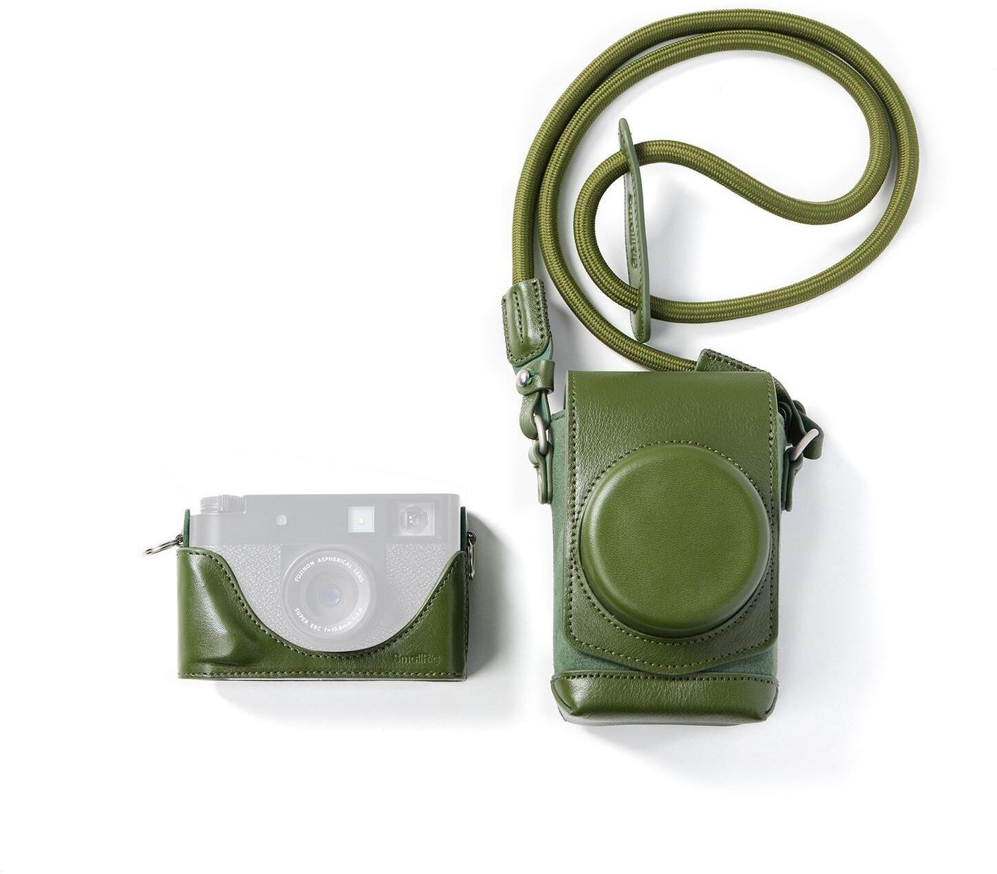 Pokrowiec SmallRig Leather Case Kit for FUJIFILM X half Green 5220