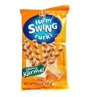 Batoniki - Flis Happy Swing rurki waflowe słony karmel 150 g - miniaturka - grafika 1
