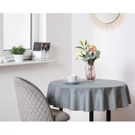 Obrusy i serwetki - Obrus OXFORD Ø120 cm szary - miniaturka - grafika 1