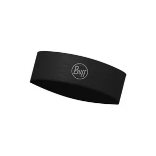 Apaszki i szaliki męskie - BUFF Opaska na głowę COOLNET SLIM  HEADBAND Solid Black - grafika 1