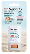 Balsamy i kremy do opalania - Krem do ochrony przeciwsłonecznej Babaria Sunscreen Face Stick SPF50 20 g (8410412490146) - miniaturka - grafika 1