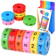Układanki dla dzieci - OBROTOWY MAGNETYCZNY WALEC MATEMATYCZNY - miniaturka - grafika 1