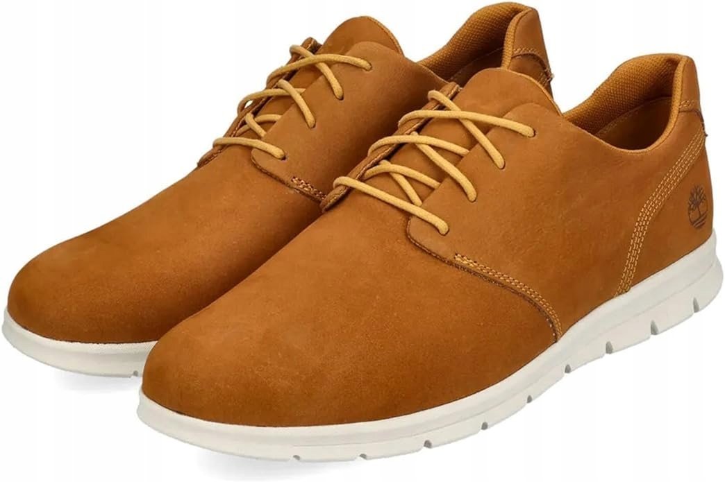 TIMBERLAND MĘSKIE PÓŁBUTY BRĄZOWE SKÓRZANE 47,5 16IA