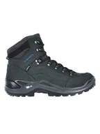 Buty trekkingowe męskie - LOWA Skórzane buty turystyczne "Renegade Evo GTX Mid" w kolorze granatowym - miniaturka - grafika 1