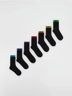 Skarpetki dla dzieci - Reserved - Skarpetki 7 pack - czarny - miniaturka - grafika 1