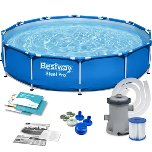 Bestway Basen stelażowy z pompą Steel Pro, 366x76 cm - Baseny ogrodowe - miniaturka - grafika 2