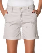 Spodenki damskie - Eleganckie Krótkie Spodenki Szorty Damskie 817 W33 - miniaturka - grafika 1