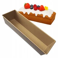 Formy do ciast - Blacha do pieczenia forma keksówka wąska długa do chleba ciasta 35x11cm - miniaturka - grafika 1