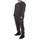 Dresy męskie - Dres komplet Chillout Tager BIG Size szary 4XL - miniaturka - grafika 1