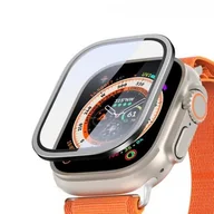 Akcesoria do smartwatchy - Szkło hartowane Dux Ducis Flas z ramką aluminiową do Apple Watch Ultra 49mm - czarne - miniaturka - grafika 1