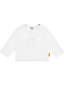 Kaftaniki dla niemowląt - Steiff Koszulka w kolorze białym - miniaturka - grafika 1