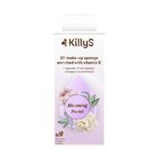 Gąbeczki do makijażu - KillyS Blooming Pastel 3D Make-up Sponge gąbeczka 3D do makijażu wzbogacona witaminą E - miniaturka - grafika 1