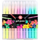 Długopisy - Kolorowe Żelopisy Długopisy Żelowe 48 Szt Zestaw - miniaturka - grafika 1