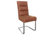 Krzesła - Invicta Interior Krzesło comfort jasnobrązowy 36543 - miniaturka - grafika 1