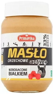 Primavika Masło orzechowe ACTIVE+ wzbogacone białkiem 470g 8390-5091E - Słodkie kremy i masła - miniaturka - grafika 2