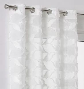 Firana z kółkami WINGS 140 x 260 cm off white - Firany - miniaturka - grafika 1