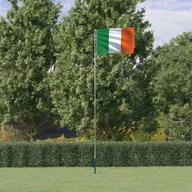 Flagi i akcesoria - Flaga Irlandii z masztem, 5,55 m, aluminium - miniaturka - grafika 1