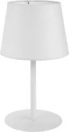 Lampy stojące - TK Lighting Lampa lampka oprawa stołowa Maja 1x60W E27 biała 2935 (T2935) - miniaturka - grafika 1
