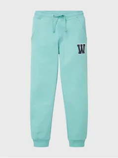 Spodnie i spodenki dla dziewczynek - Tom Tailor Spodnie dresowe 1033176 Zielony Regular Fit - grafika 1