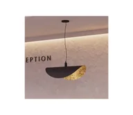 Lampy sufitowe - Eglo 390429 - Żyrandol na lince SACEDA 1xE27/40W/230V 80 cm czarny/złoty - miniaturka - grafika 1