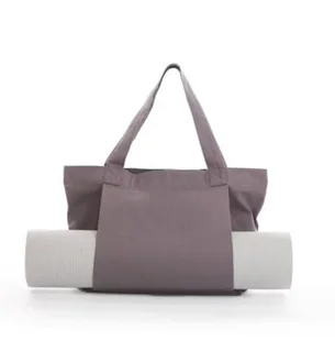 Torba Treningowa Do Jogi, Pilatesu 37X35Cm Szara - Torby sportowe - miniaturka - grafika 1