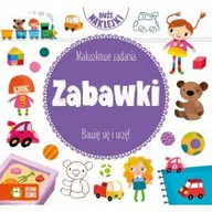 Książki edukacyjne - Zielona Sowa Maluszkowe zadania. Zabawki. Bawię się i uczę + naklejki - Opracowanie zbiorowe - miniaturka - grafika 1