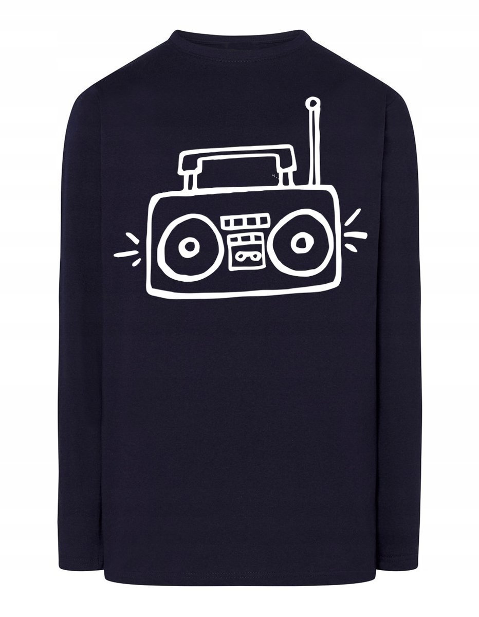 Longsleeve fajny nadruk Radio Muzyka r.S
