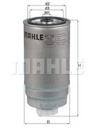 Filtry paliwa - Filtr paliwa Mahle KC 182 - miniaturka - grafika 1