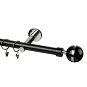 Karnisze - Karnisz Magic Vivaldi 160 cm pojedynczy czarny 25 mm - miniaturka - grafika 1