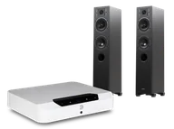 Zestawy stereo - Bluesound POWERNODE EDGE (biały) + Diva 5 (czarny) - miniaturka - grafika 1