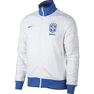 Kurtki męskie - Nike Męska kurtka Cbf M Nsw N98 Jkt Copa Biały/niebieski sygnał XL - miniaturka - grafika 1