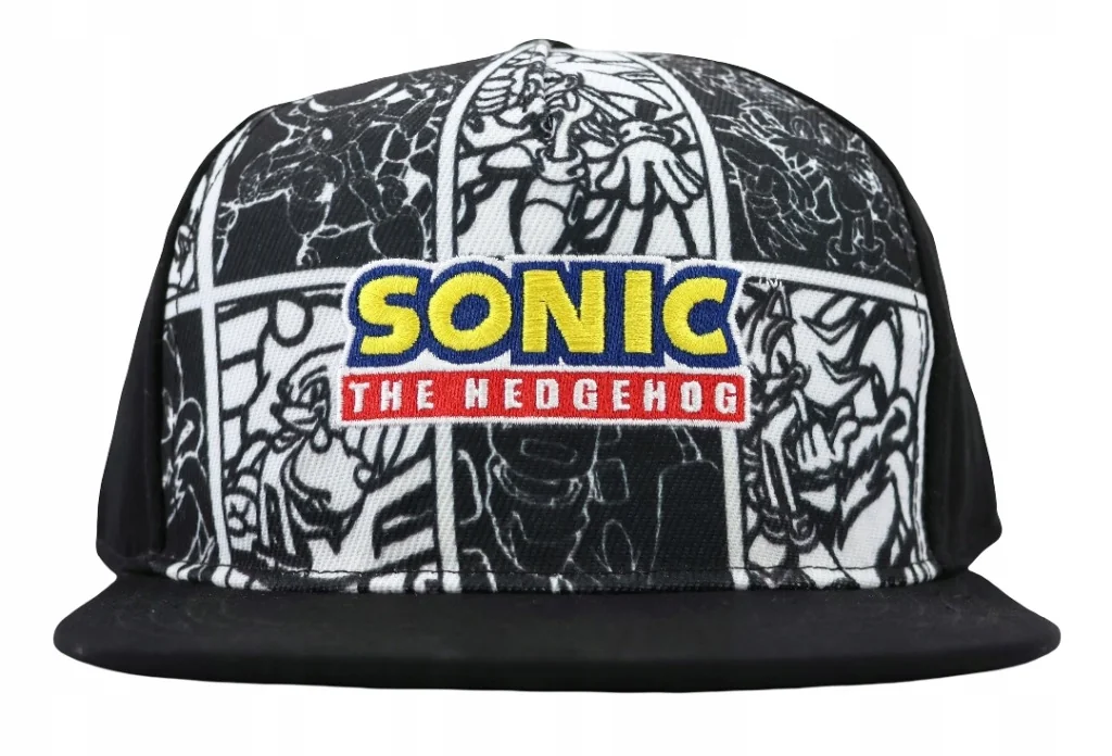 Czapka z daszkiem dziecięca Sonic The Hedgehog Sega 52-56cm Haft Snapback