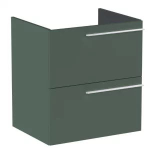 ROCA A857769534 ELLA Szafka podumywalkowa 60 cm z 2 szufladami, do kompletacji z blatem Zielony mat - Szafki łazienkowe - miniaturka - grafika 1