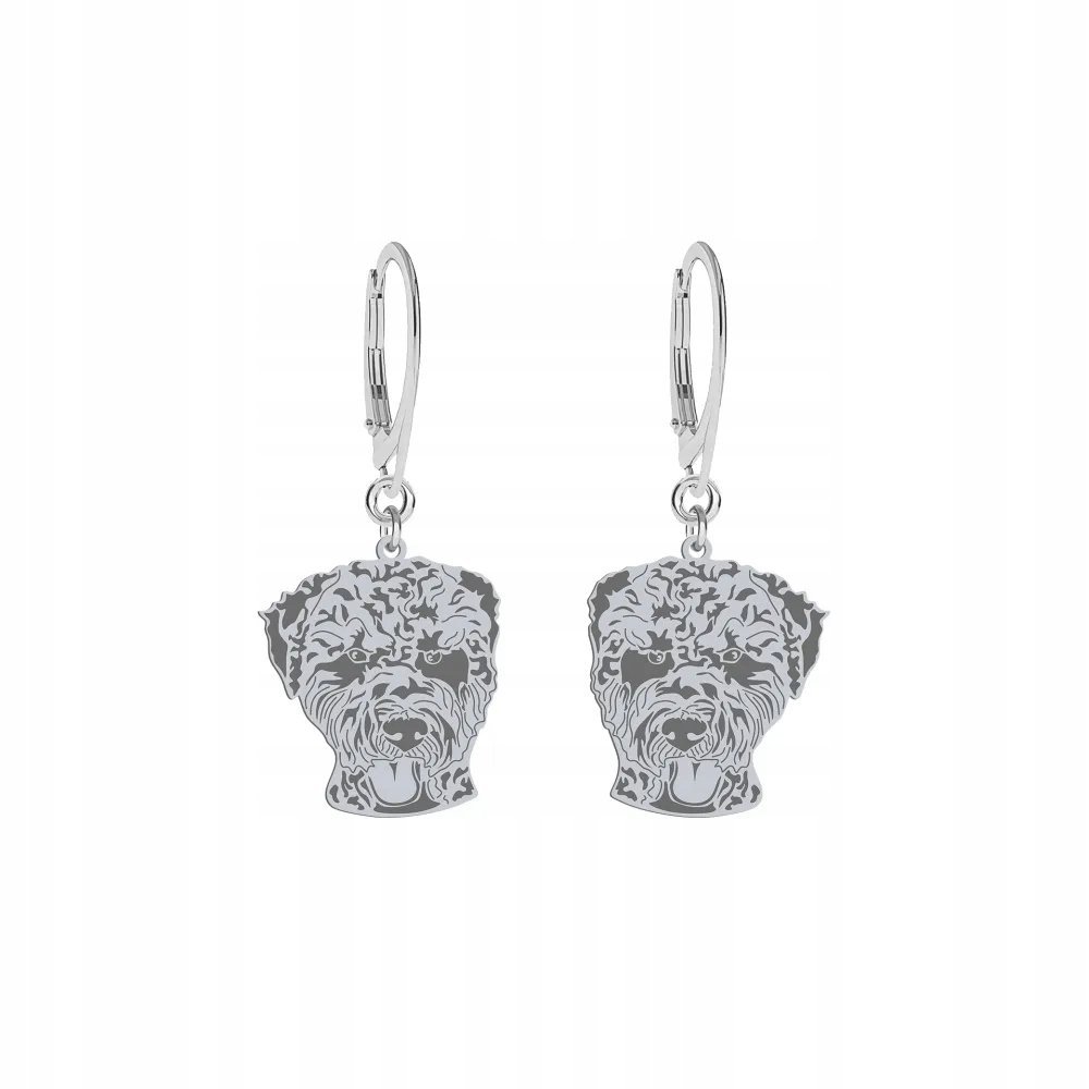 Kolczyki Srebrne z psem Romański Pies 925 Biżuteria Prezent GRAWER GRATIS