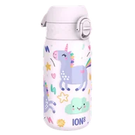 Bidony dla dzieci - Butelka ION8 Single Wall I8SS400PPUNI Unicorn - miniaturka - grafika 1