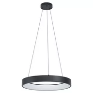 Lampy sufitowe - Eglo Marghera- 900068 lampa wisząca zwis 1x27W LED biała/czarna - miniaturka - grafika 1
