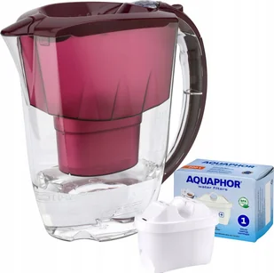 Dzbanek filtrujący Aquaphor Amethyst 2,8 l wiśniowy z filtrem maxfor B25 - Dzbanki filtrujące - miniaturka - grafika 1