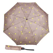 Parasole - Parasol damski składany Knirps T.200 Ecorepel, zielone kropki - miniaturka - grafika 1