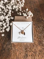 Naszyjniki - Naszyjnik znak zodiaku Baran granat - miniaturka - grafika 1