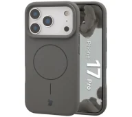 Etui i futerały do telefonów - Bizon Silikonowe Soft z MagSafe do Apple iPhone 17 Pro Grafitowy - miniaturka - grafika 1