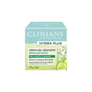 Clinians Hydra Plus - Nawilżający krem do twarzy z ekstraktem z ogórka (50 ml) - Kremy do twarzy - miniaturka - grafika 1
