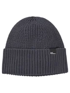 Czapki damskie - Jack Wolfskin Czapka w kolorze antracytowym - miniaturka - grafika 1