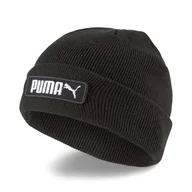 Czapki dla dzieci - Dziecięca Czapka zimowa PUMA PUMA CLASSIC CUFF BEANIE JR PUMA BLACK 02346201 – Czarny - miniaturka - grafika 1