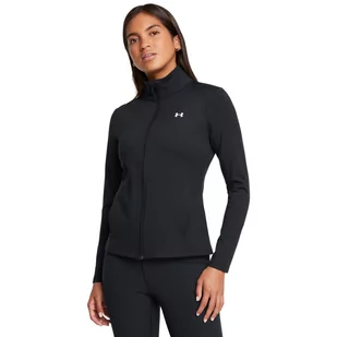 Damski longsleeve treningowy rozpinany Under Armour Motion Jacket Emea - czarny - UNDER ARMOUR - Koszulki sportowe damskie - miniaturka - grafika 1