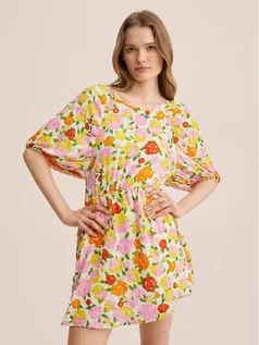 Sukienki - Mango Sukienka letnia Pradera 27017133 Kolorowy Regular Fit - grafika 1