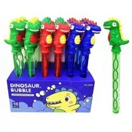 Bańki mydlane - Pałeczka do baniek mydlanych 38cm z dinozaurem MIX Adar - miniaturka - grafika 1