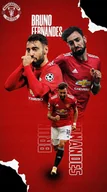 Podkładki pod mysz - PODKŁADKA POD MYSZ Nadruk 22x18cm Manchester United Bruno Fernandes Prezent - miniaturka - grafika 1