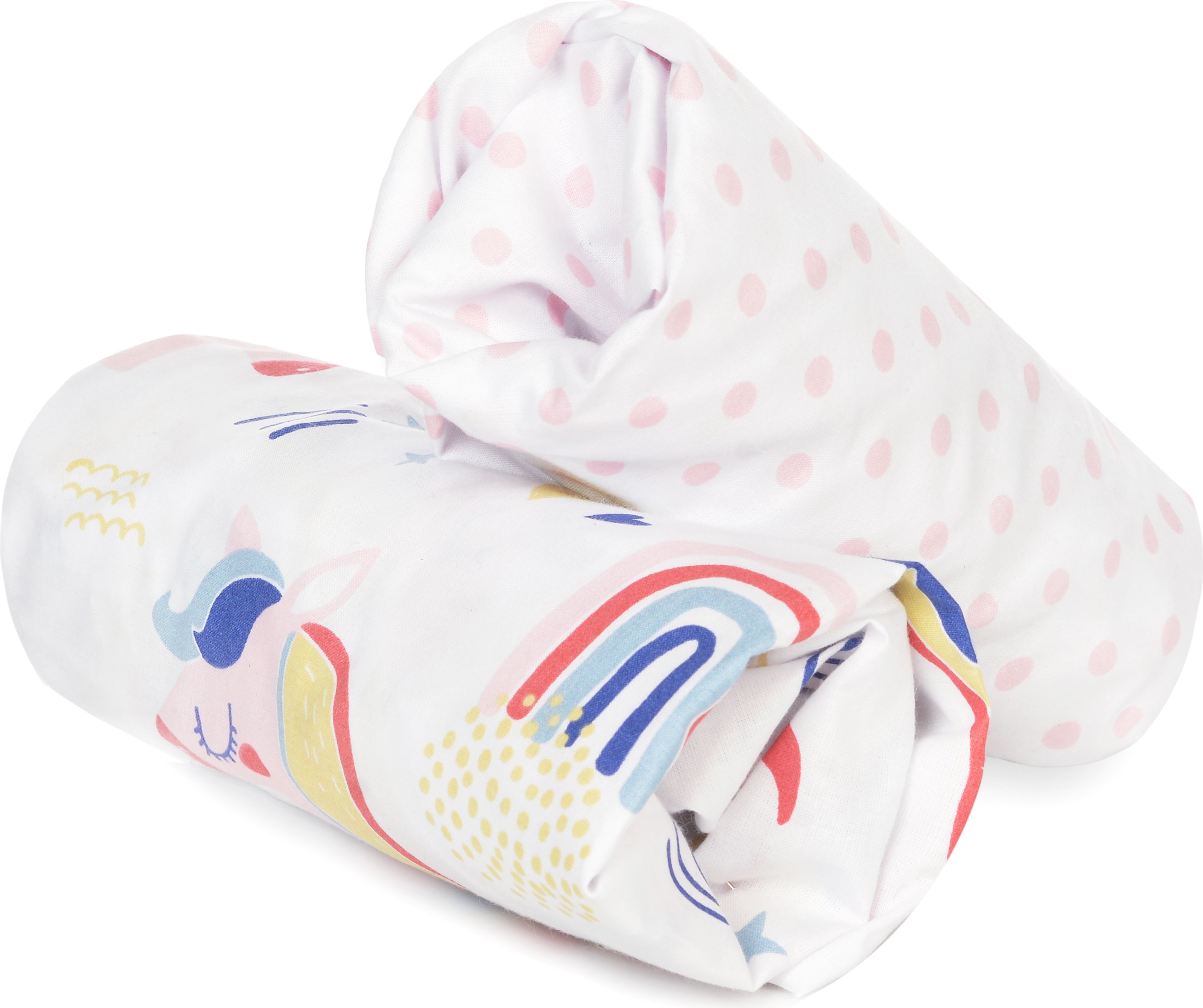 FlyIdeas prześcieradło 60x120 cm do łóżeczka dziecięcego, 2 szt. - 2 prześcieradła 100% bawełna Certif. Z elastycznym prześcieradłem na kołdrę do łóżeczka
