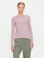 Bluzki damskie - EA7 Emporio Armani Bluzka 8NTT51 TJDQZ 1341 Fioletowy Regular Fit - miniaturka - grafika 1